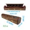 Wood Incense Stick Holder Handmade Rosewood Holder Fragrance Burner Tray Agarbatti Dhoop Ash Catcher Conical Box Shape Incense Holder for Temple Decor